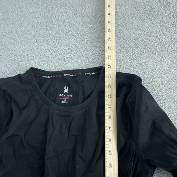 Spyder Active Black Long-Sleeve Performance Shirt L Nylon Blend NWOT 5756 - Picture 5 of 7